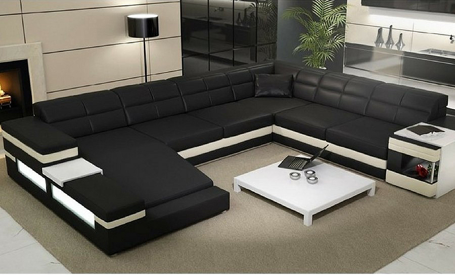Merida Leather Sofa Lounge Set